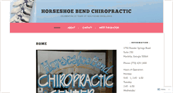 Desktop Screenshot of horseshoebendchiropractic.com
