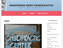 Tablet Screenshot of horseshoebendchiropractic.com